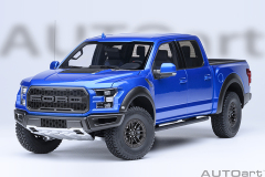 72949 1/18 FORD F-150 RAPTOR SUPERCREW 2019 (VELOCITY BLUE)