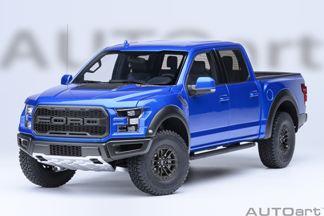 72949 1/18 FORD F-150 RAPTOR SUPERCREW 2019 (VELOCITY BLUE)