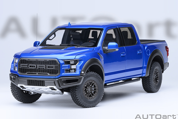 72949 1/18 FORD F-150 RAPTOR SUPERCREW 2019 (VELOCITY BLUE)