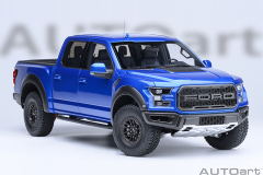 72949 1/18 FORD F-150 RAPTOR SUPERCREW 2019 (VELOCITY BLUE)