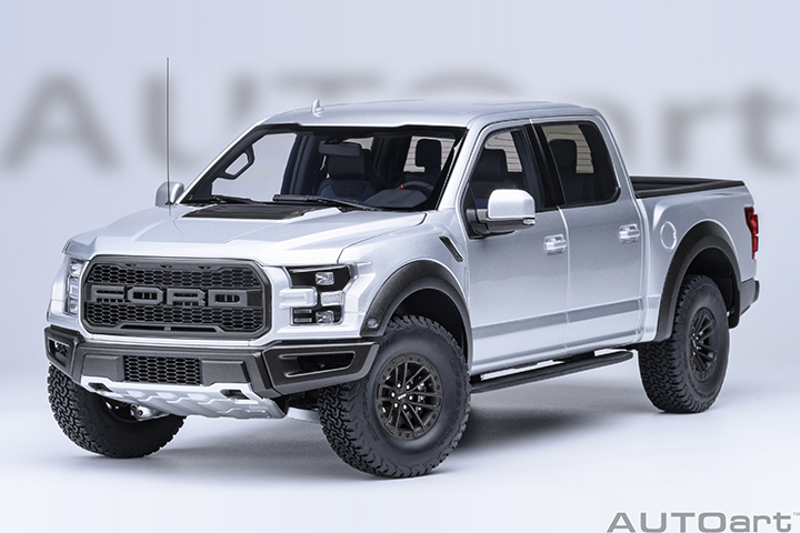 72950 1/18 FORD F-150 RAPTOR SUPERCREW 2019 (INGOT SILVER)