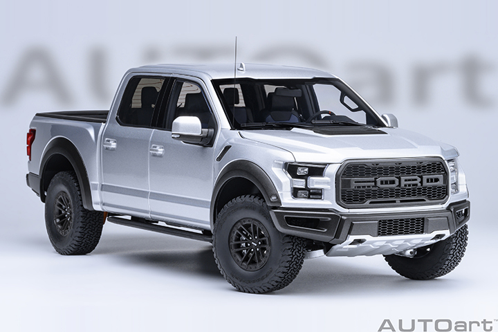 72950 1/18 FORD F-150 RAPTOR SUPERCREW 2019 (INGOT SILVER)