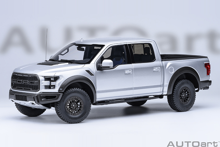72950 1/18 FORD F-150 RAPTOR SUPERCREW 2019 (INGOT SILVER)