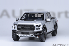72950 1/18 FORD F-150 RAPTOR SUPERCREW 2019 (INGOT SILVER)