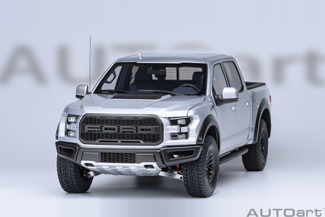 72950 1/18 FORD F-150 RAPTOR SUPERCREW 2019 (INGOT SILVER)