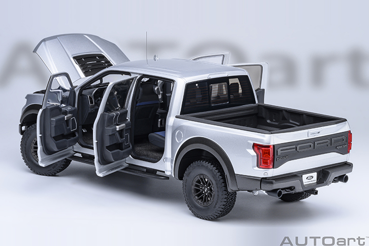 72950 1/18 FORD F-150 RAPTOR SUPERCREW 2019 (INGOT SILVER)