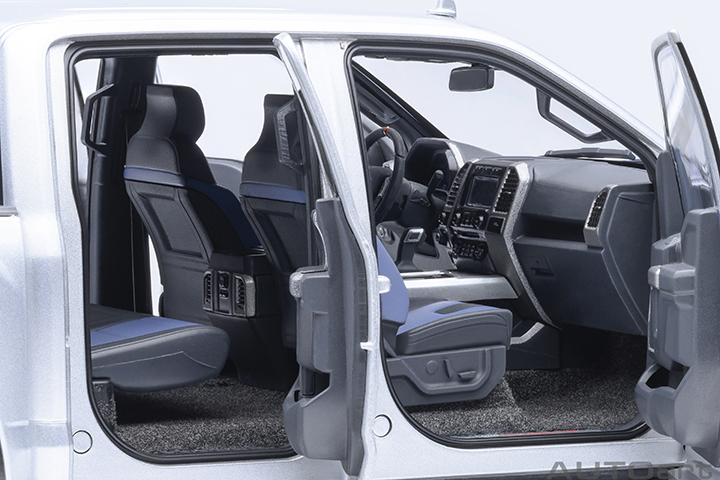 72950 1/18 FORD F-150 RAPTOR SUPERCREW 2019 (INGOT SILVER)