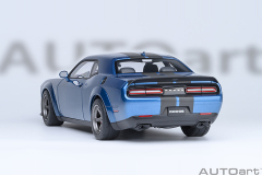 71767 1/18 DODGE CHALLENGER SRT SUPER STOCK 2023 (FROSBITE/BLUE)