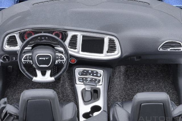 71767 1/18 DODGE CHALLENGER SRT SUPER STOCK 2023 (FROSBITE/BLUE)