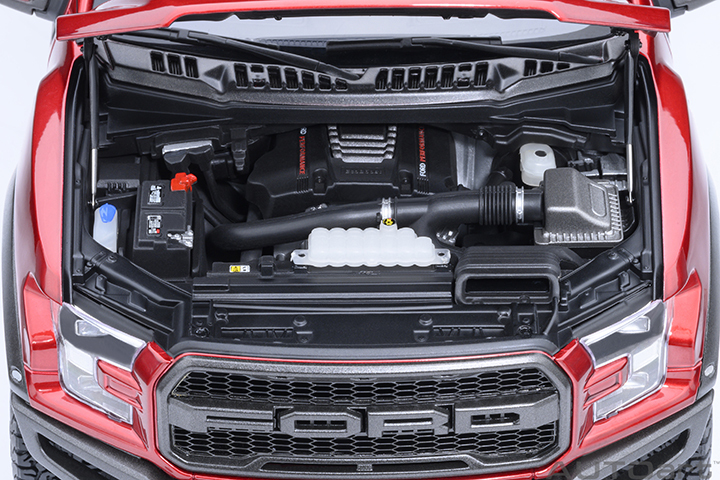 72948 1/18 FORD F-150 RAPTOR SUPERCREW 2019 (RUBY RED)