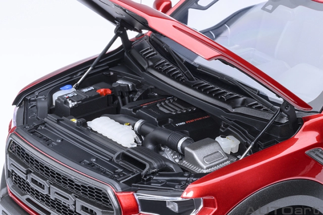 72948 1/18 FORD F-150 RAPTOR SUPERCREW 2019 (RUBY RED)