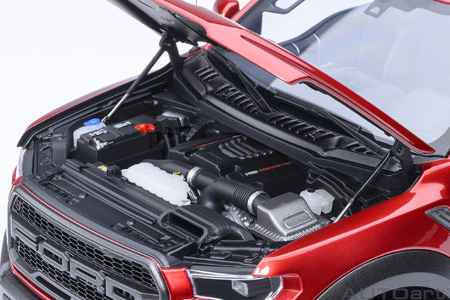 72948 1/18 FORD F-150 RAPTOR SUPERCREW 2019 (RUBY RED)