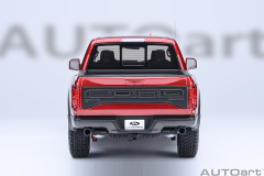 72948 1/18 FORD F-150 RAPTOR SUPERCREW 2019 (RUBY RED)