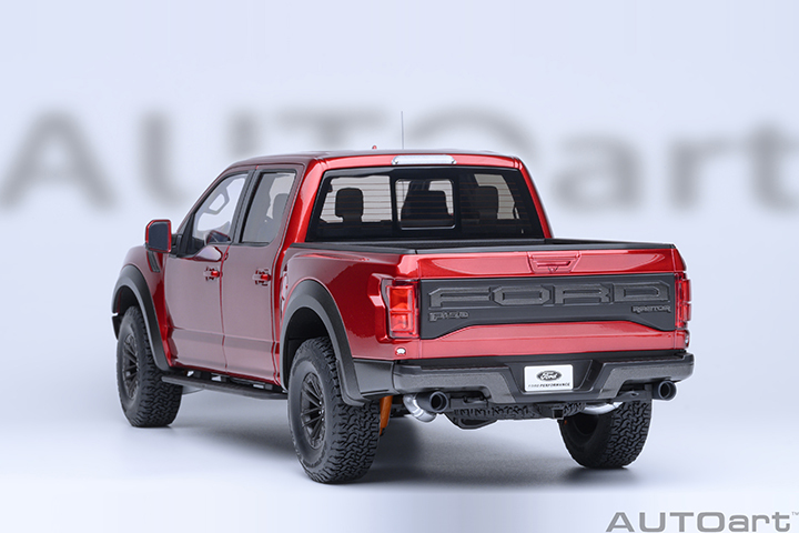 72948 1/18 FORD F-150 RAPTOR SUPERCREW 2019 (RUBY RED)