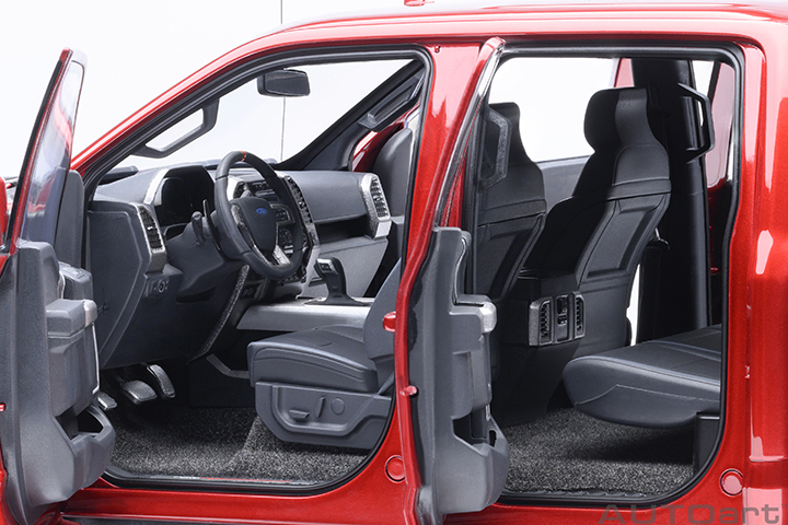 72948 1/18 FORD F-150 RAPTOR SUPERCREW 2019 (RUBY RED)