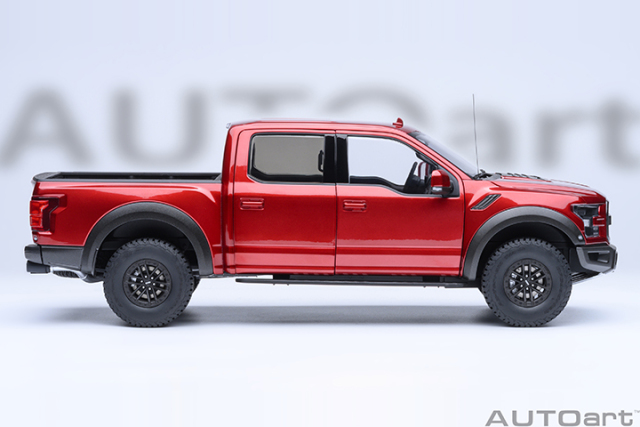 72948 1/18 FORD F-150 RAPTOR SUPERCREW 2019 (RUBY RED)