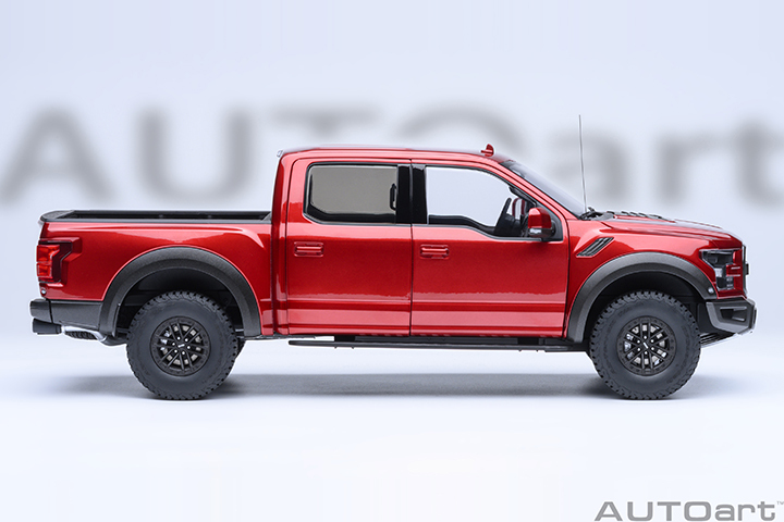 72948 1/18 FORD F-150 RAPTOR SUPERCREW 2019 (RUBY RED)