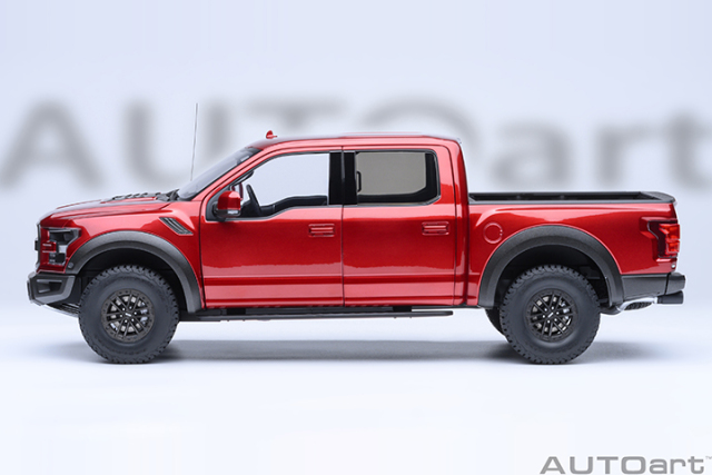 72948 1/18 FORD F-150 RAPTOR SUPERCREW 2019 (RUBY RED)