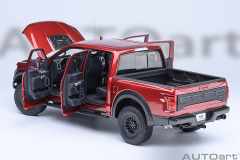 72948 1/18 FORD F-150 RAPTOR SUPERCREW 2019 (RUBY RED)
