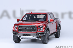 72948 1/18 FORD F-150 RAPTOR SUPERCREW 2019 (RUBY RED)