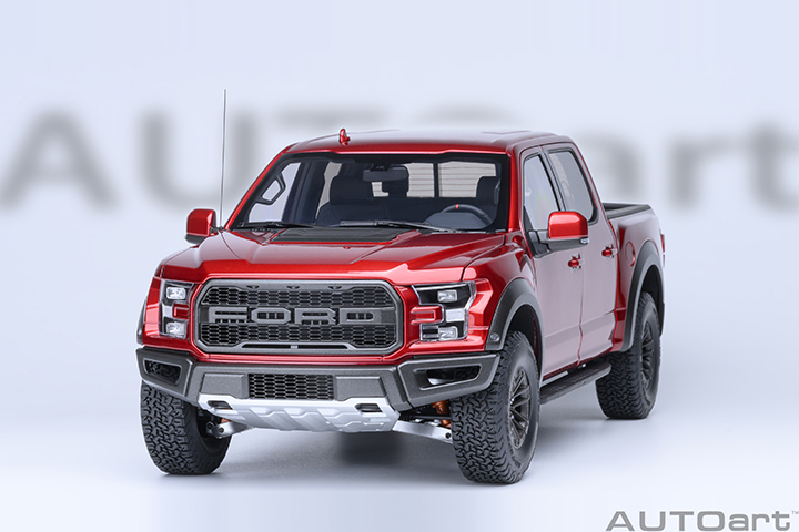 72948 1/18 FORD F-150 RAPTOR SUPERCREW 2019 (RUBY RED)