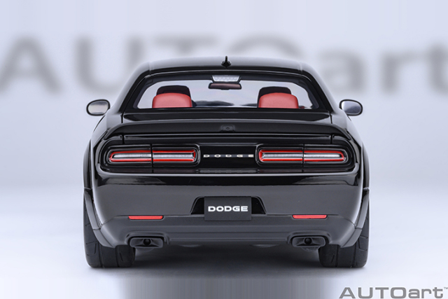71765 1/18 DODGE CHALLENGER SRT SUPER STOCK 2023 (PITCH BLACK)