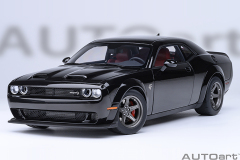 71765 1/18 DODGE CHALLENGER SRT SUPER STOCK 2023 (PITCH BLACK)
