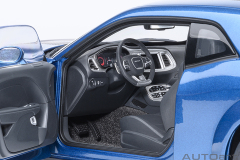 71767 1/18 DODGE CHALLENGER SRT SUPER STOCK 2023 (FROSBITE/BLUE)