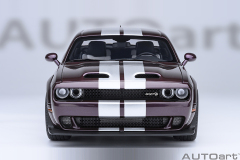 71762 1/18 DODGE CHALLENGER SRT JAILBREAK 2022 (HELLRAISIN/PURPLE)