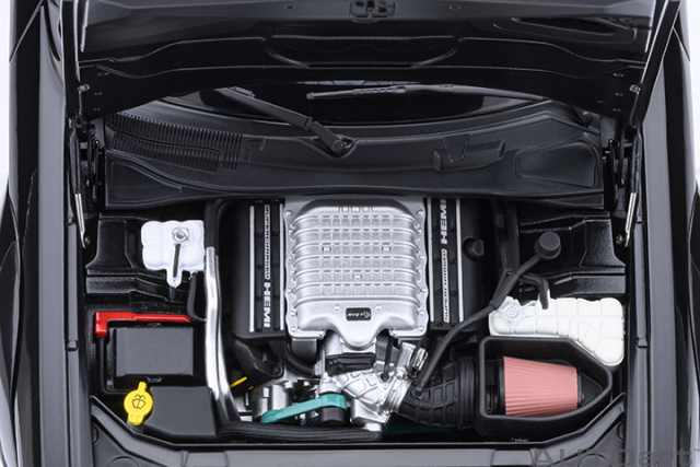 71765 1/18 DODGE CHALLENGER SRT SUPER STOCK 2023 (PITCH BLACK)