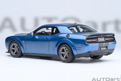 71767 1/18 DODGE CHALLENGER SRT SUPER STOCK 2023 (FROSBITE/BLUE)