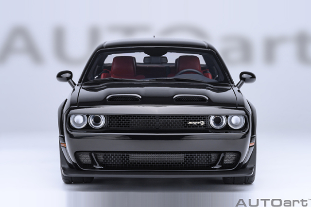 71765 1/18 DODGE CHALLENGER SRT SUPER STOCK 2023 (PITCH BLACK)