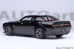 71765 1/18 DODGE CHALLENGER SRT SUPER STOCK 2023 (PITCH BLACK)
