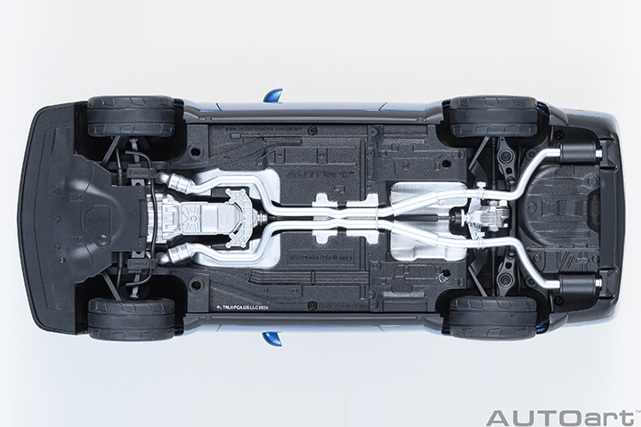 71767 1/18 DODGE CHALLENGER SRT SUPER STOCK 2023 (FROSBITE/BLUE)