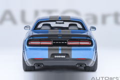 71767 1/18 DODGE CHALLENGER SRT SUPER STOCK 2023 (FROSBITE/BLUE)