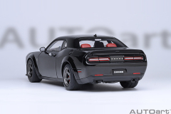 71765 1/18 DODGE CHALLENGER SRT SUPER STOCK 2023 (PITCH BLACK)