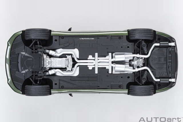 71752 1/18 DODGE CHARGER SRT HELLCAT REDEYE JAILBREAK (F8 GREEN)