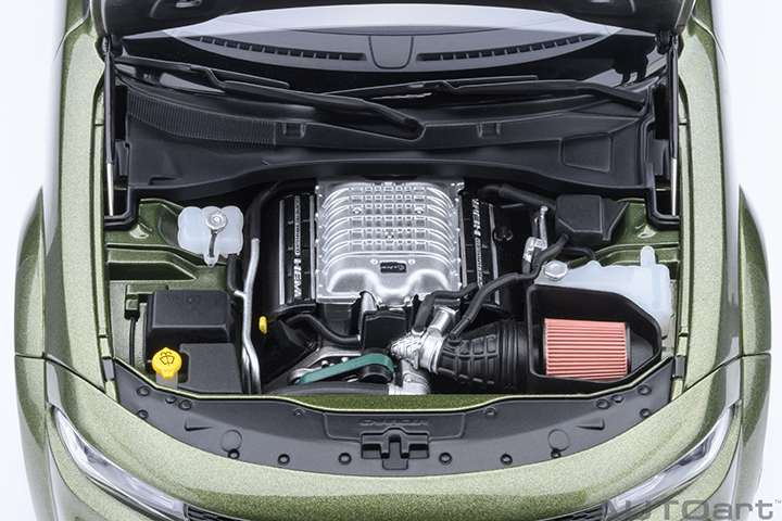 71752 1/18 DODGE CHARGER SRT HELLCAT REDEYE JAILBREAK (F8 GREEN)