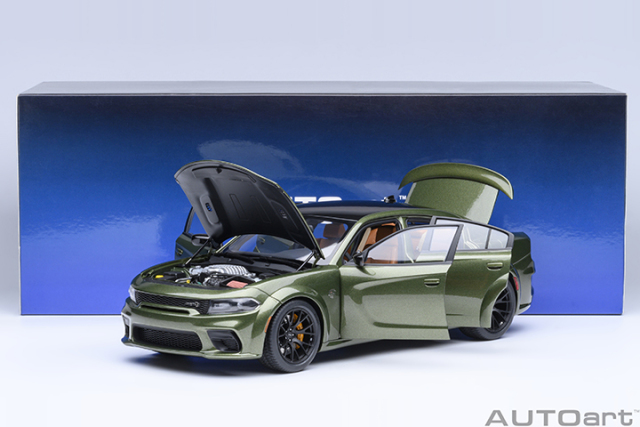 71752 1/18 DODGE CHARGER SRT HELLCAT REDEYE JAILBREAK (F8 GREEN)