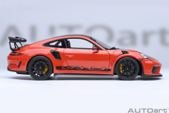 78177 1/18 PORSCHE 911 (991.2) GT3 RS WEISSACH PACKAGE ( LAVA ORANGE )