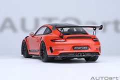 78177 1/18 PORSCHE 911 (991.2) GT3 RS WEISSACH PACKAGE ( LAVA ORANGE )