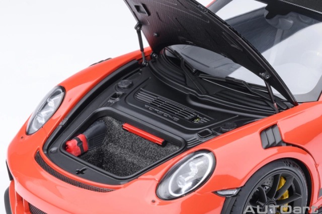 78177 1/18 PORSCHE 911 (991.2) GT3 RS WEISSACH PACKAGE ( LAVA ORANGE )