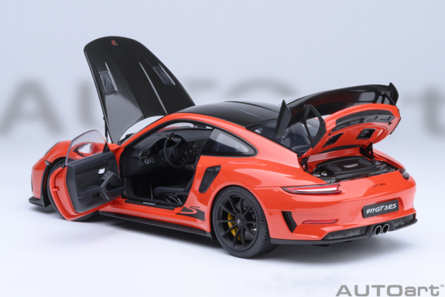 78177 1/18 PORSCHE 911 (991.2) GT3 RS WEISSACH PACKAGE ( LAVA ORANGE )