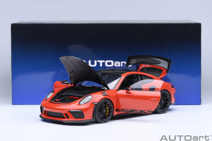 78177 1/18 PORSCHE 911 (991.2) GT3 RS WEISSACH PACKAGE ( LAVA ORANGE )