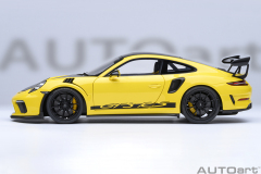 78178 1/18 PORSCHE 911 (991.2) GT3 RS WEISSACH PACKAGE ( RACING YELLOW )