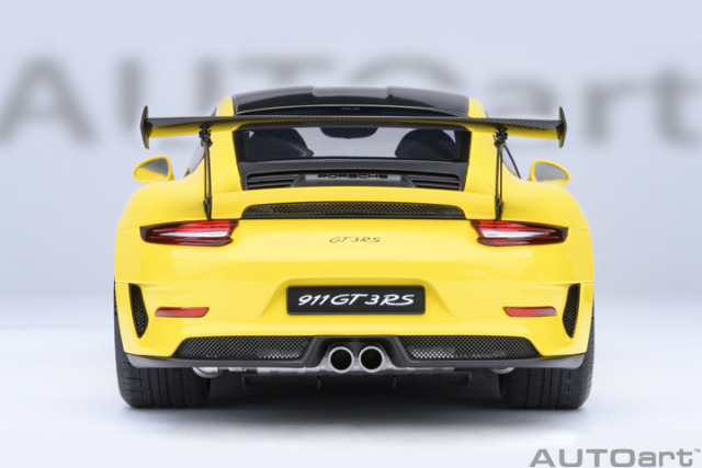 78178 1/18 PORSCHE 911 (991.2) GT3 RS WEISSACH PACKAGE ( RACING YELLOW )