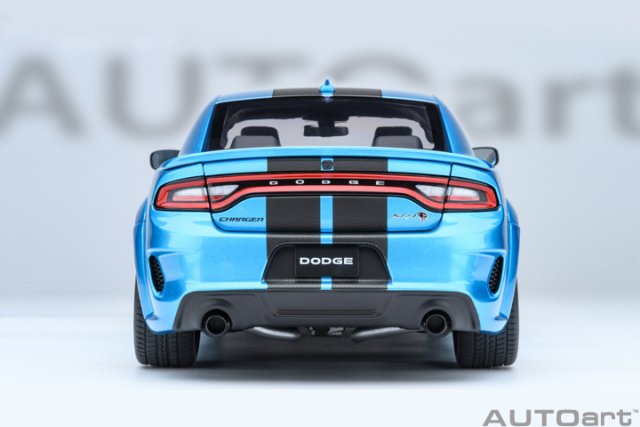 71753 1/18 DODGE CHARGER SRT HELLCAT REDEYE JAILBREAK (B5 BLUE)
