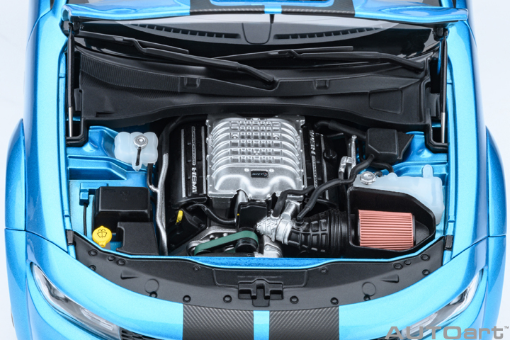 71753 1/18 DODGE CHARGER SRT HELLCAT REDEYE JAILBREAK (B5 BLUE)