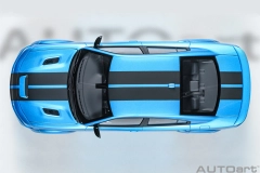 71753 1/18 DODGE CHARGER SRT HELLCAT REDEYE JAILBREAK (B5 BLUE)