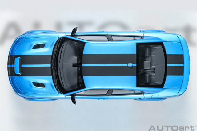 71753 1/18 DODGE CHARGER SRT HELLCAT REDEYE JAILBREAK (B5 BLUE)